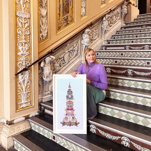 The V&A Tower of Curiosities by Kristjana S. Williams – limited edition, signed and numbered